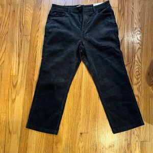 LOFT Black Corduroy Pants